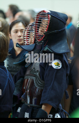 Kendo il campionato mondiale di Novara Italia 2012 Foto Stock