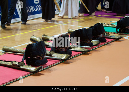 Kendo il campionato mondiale di Novara Italia 2012 Foto Stock