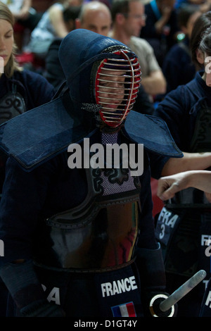 Kendo il campionato mondiale di Novara Italia 2012 Foto Stock