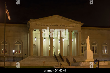 Washington, DC - Il Distretto di Columbia corte di appello, in un edificio che precedentemente era DC City Hall. Foto Stock