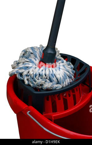Piano Mop e benna Foto Stock