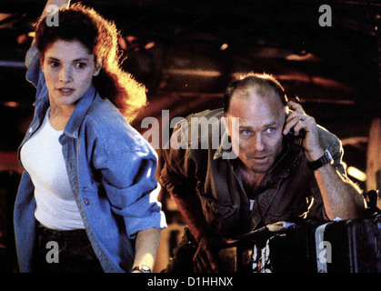 Abisso: Abgrund des Todes abisso, Mary Elizabeth Mastrantonio, Ed Harris Unter der Leitung von Bud Brigman (Ed Harris) bohrt Foto Stock