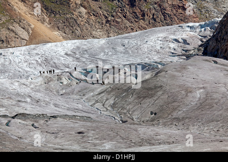 Kaunertal ghiacciai, Austria Foto Stock