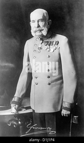 FRANZ JOSEF IMPERATORE D'AUSTRIA-UNGHERIA, circa 1914 Foto Stock