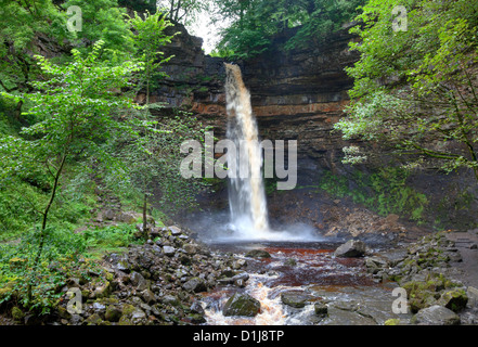 Forza Hardraw cascata, Yorkshire, Inghilterra. Foto Stock