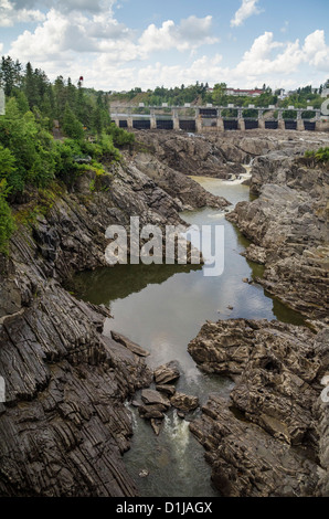 Grand Falls, New Brunswick, Canada Foto Stock