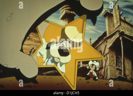 Feivel, Der Mauswanderer Im Wilden Westen American Tail: Fievel goes West, un Szenenbild UNIV , clip 08/96 Foto Stock