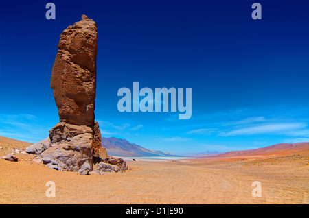 Le formazioni rocciose in Salar de Tara, Cile Foto Stock