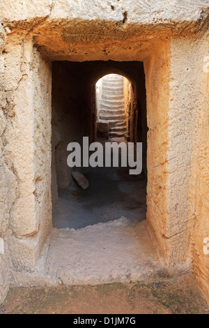 Tomba dei re, Paphos, Cipro Foto Stock