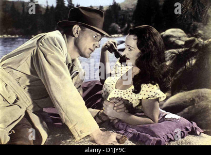 Der Stachel Des Bösen oltre la foresta Joseph Cotten, Bette Davis Rosa Moline (Bette Davis), die mit Dr. Lewis Moline (Joseph Foto Stock