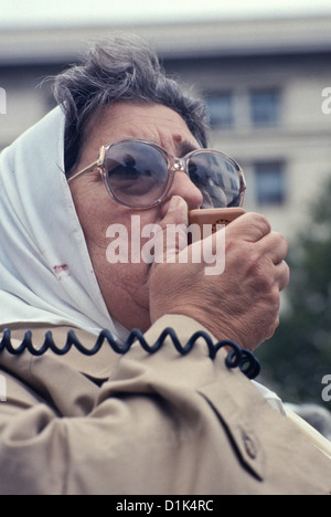 Hebe de Bonafini, fondatore dell Associazione delle Madri della Plaza de Mayo, i cui figli sono scomparsi nella dittatura in Argentina Foto Stock