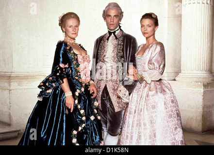 Gefaehrliche Liebschaften pericoloso Liaisons Glenn Close, John Malkovich, Michelle Pfeiffer Marquise de Merteuil (Glenn Foto Stock