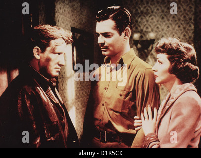 Der Draufgaenger Boom Town Spencer Tracy, Clark Gable, Claudette Colbert Big John McMasters (Clark Gable, m) und Piazza Giovanni Foto Stock