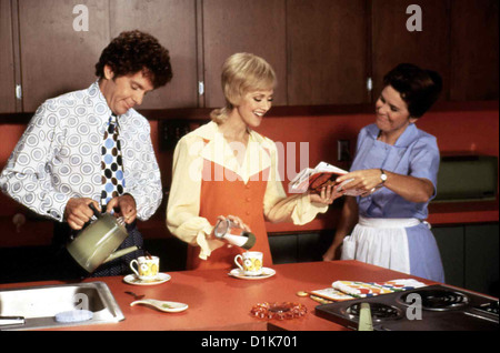 Die Famiglia Brady Brady Bunch Movie, Mike Brady (Cole di Gary), Carol Brady (Shelley lungo), Alice Nelson (Henriette Mantel) *** Foto Stock