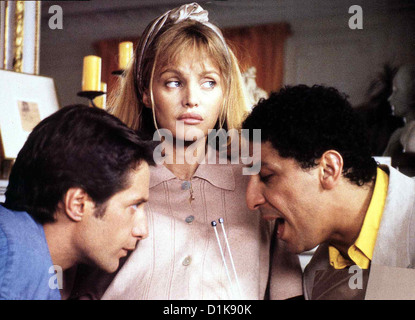 Zwei Vaeter Fuer Ein Baby Deux Papas et La Maman, Les Antoine de Caunes, Arielle Dombasle, Smain Delphine (Arielle Dombasle) Foto Stock