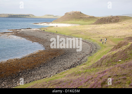 Spiagge coralline; Waternish; Isola di Skye; Scozia - UK Foto Stock