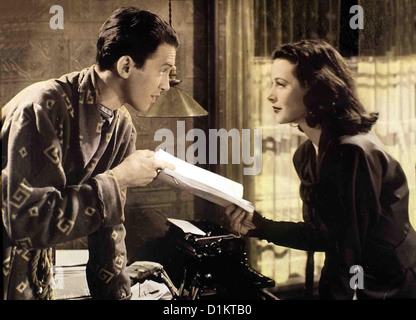 Komm, Bleib bei mir Venite a vivere di Me di James Stewart, Hedy Lamarr Die junge reizende Ãƒâ€"sterreicherin Johnny Jones (Hedy Lamarr) Foto Stock