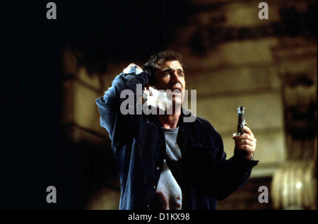 Fletchers Visionen teoria del complotto Jerry Fletcher (Mel Gibson) *** Caption locale *** 1997 IFTN/Warner Foto Stock