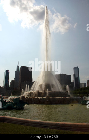 Clarence Buckingham Memorial Fontana. Chicago. Foto Stock