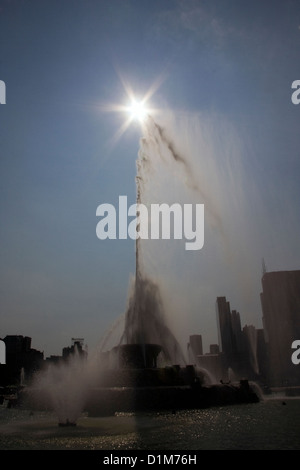 Clarence Buckingham Memorial Fontana. Chicago. Foto Stock