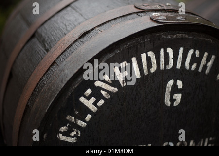 Glenfiddich Scottish Malt Whisky Distillery, Dufftown, Morayshire, Scozia. Foto Stock