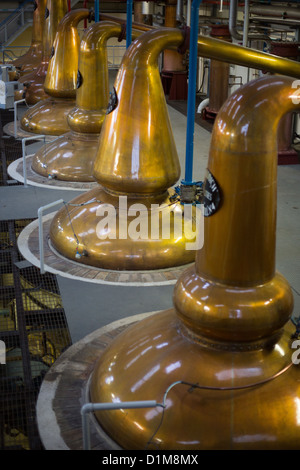Glenfiddich Scottish Malt Whisky Distillery, Dufftown, Morayshire, Scozia. Foto Stock