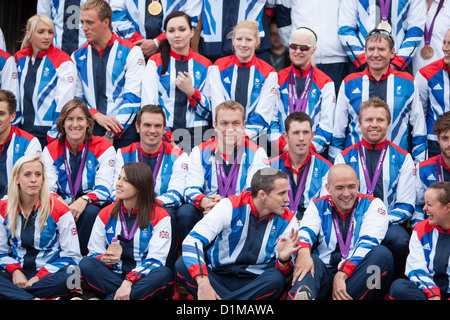 Homecoming Parade celebrazioni per Scottish Olympic medalists e Champions. Glasgow, Scozia. Foto Stock