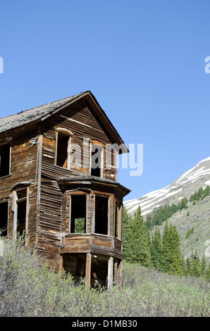 Ingegnere passare jeep tour va a 12.500 ft elevazione tra Silverton e e Lake City Colorado in San Juan Mountains Foto Stock