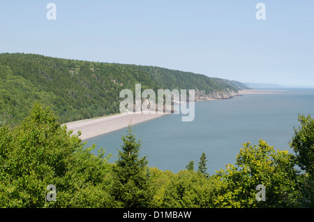 Baia di Fundy National Park New Brunswick Canada con le sue spiagge incontaminate e fari Foto Stock