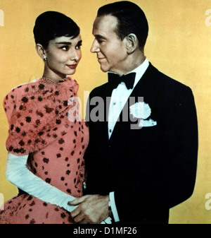 Ein Suesser Fratz divertente volto Audrey Hepburn Fred Astaire.Caption locale *** 1957 -- Foto Stock