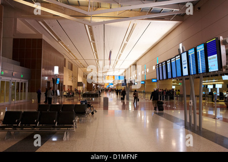 Il terminale interno dell'aeroporto internazionale di McCarran Las Vegas Nevada USA Foto Stock