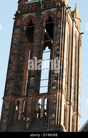 Il Campanile della ex Presbyterian Crescent chiesa in università Road Belfast Foto Stock