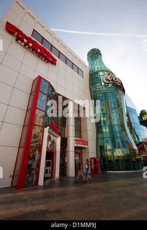 Il mondo di coca-cola store su Las Vegas Boulevard Nevada USA Foto Stock