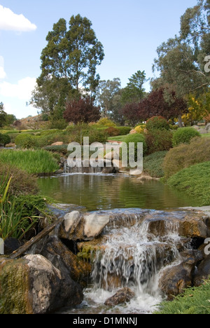 Una scena da Cowra Giardino Giapponese, Nuovo Galles del Sud, Australia Foto Stock