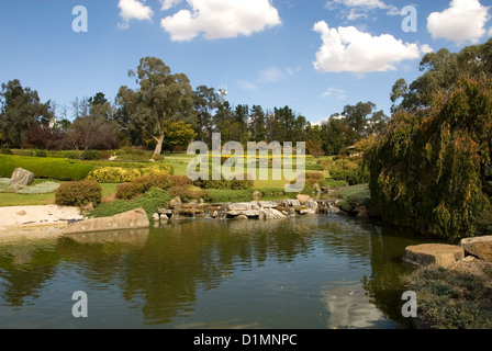 Una scena da Cowra Giardino Giapponese, Nuovo Galles del Sud, Australia Foto Stock