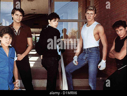 Als Junge Sie ist Spitze uno solo ragazzi Billy Jacoby, Clayton Rohner, Jocye Hyser, William Zabka, Steven Basilico Buddy (Billy Foto Stock