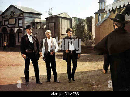 Der Tod Ritt Dienstags Giorni dell'ira, Ho Lee Van Cleef, ?, Giuliano Gemma.Caption locale *** 1967 -- Foto Stock