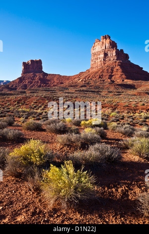 Guanti in Valle degli Dèi vicino a Bluff Utah USA US STATI UNITI D'AMERICA Foto Stock