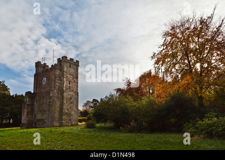 Preston Tower, Northumberland, Inghilterra Foto Stock