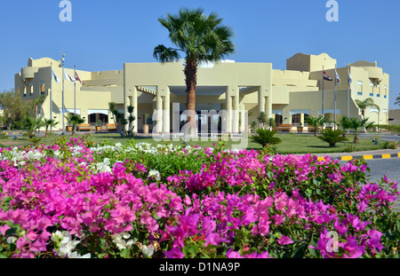 Il Marriott Hotel di Taba Heights holiday resort complesso al Monte Sinai in Egitto. Foto Stock