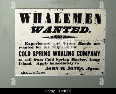 Whaling Museum in Cold Spring harbor di New York Foto Stock