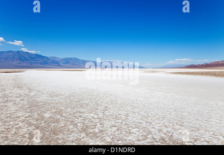 Bacino Badwater, Death Valley NP, STATI UNITI D'AMERICA Foto Stock