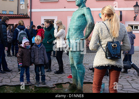 Art Museum Kampa - Jan e Meda Mladek Foundation - Mulini Sova Praga Repubblica Ceca Foto Stock