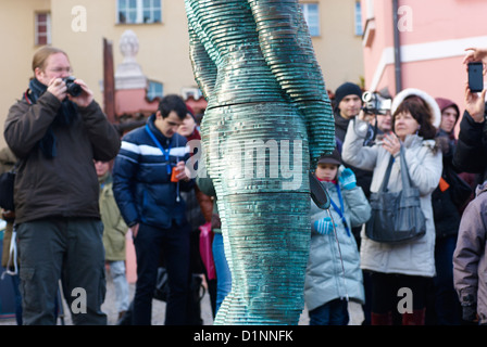 Art Museum Kampa - Jan e Meda Mladek Foundation - Mulini Sova Praga Repubblica Ceca Foto Stock