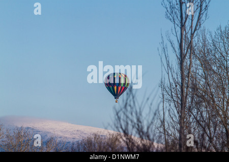 Un giorno di nuovi anni Balloon ride in Fernley Nevada 2013 Foto Stock