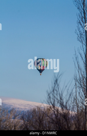 Un giorno di nuovi anni Balloon ride in Fernley Nevada 2013 Foto Stock