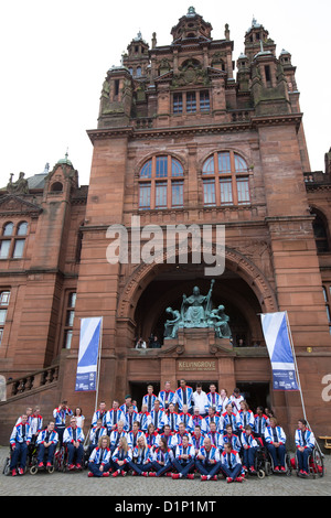 Homecoming Parade celebrazioni per Scottish Olympic medalists e Champions. Glasgow, Scozia. Foto Stock