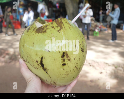 Acqua di cocco drink Foto Stock