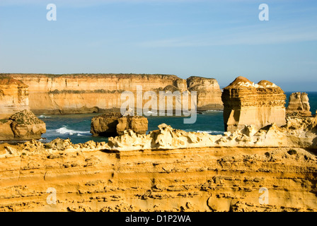 La costa frastagliata del sud della Victoria, Australia Foto Stock