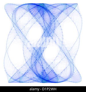 Figura di Lissajous, artwork Foto Stock